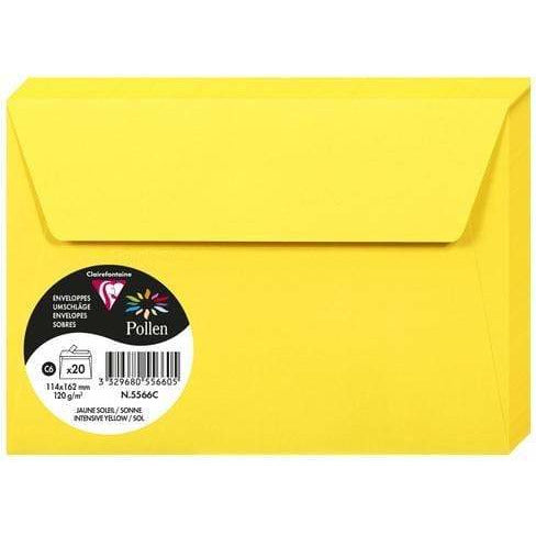 Sobre C6 114x162 120g 5ud amarillo sol N/A CENTROARTESANO