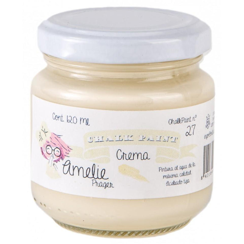 Pintura chalky orita Amelie 120ml AMC12027  crema ORITA CENTROARTESANO