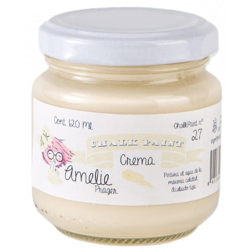 Pintura chalky orita Amelie 120ml AMC12027  crema ORITA CENTROARTESANO