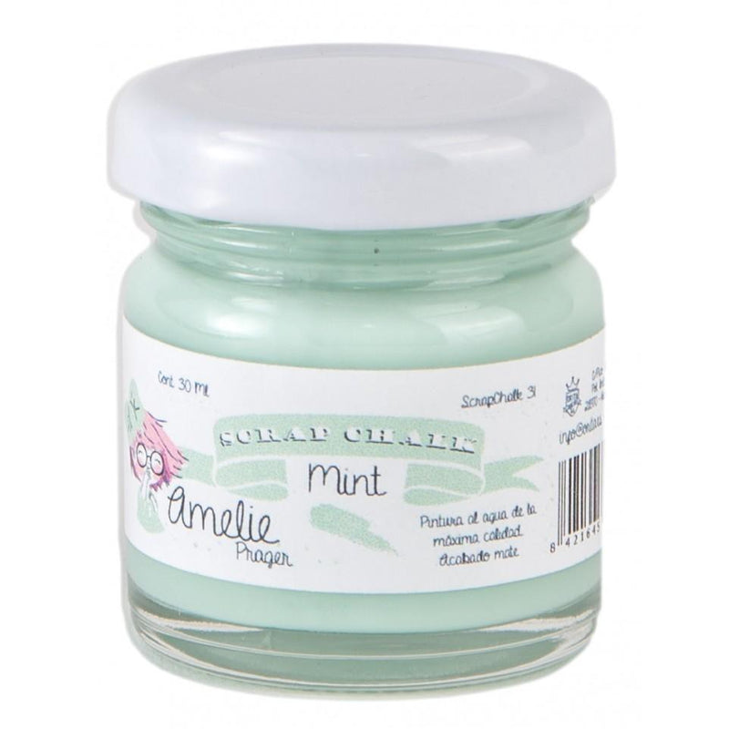 Pintura chalky orita Amelie 30ml AMC14  menta ORITA CENTROARTESANO