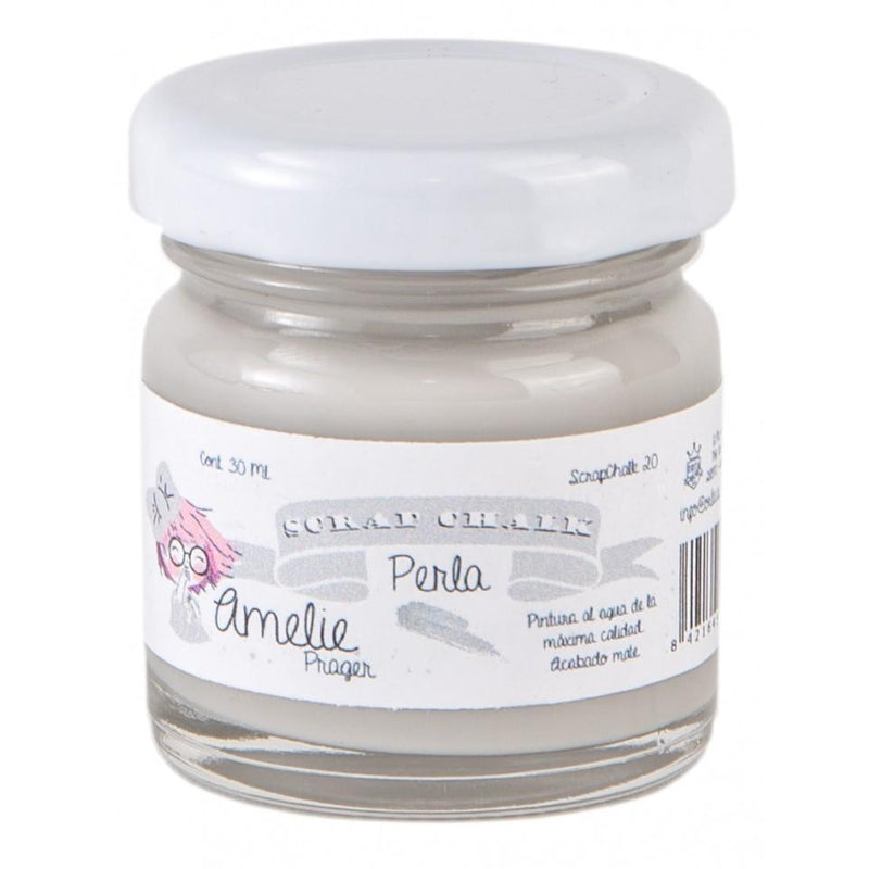 Pintura chalky orita Amelie 30ml AMC20 perla ORITA CENTROARTESANO