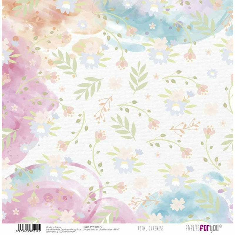 Papersforyou papel entelado scrap 30x30 PFY10219 Total cuteness PAPERS FOR YOU CENTROARTESANO