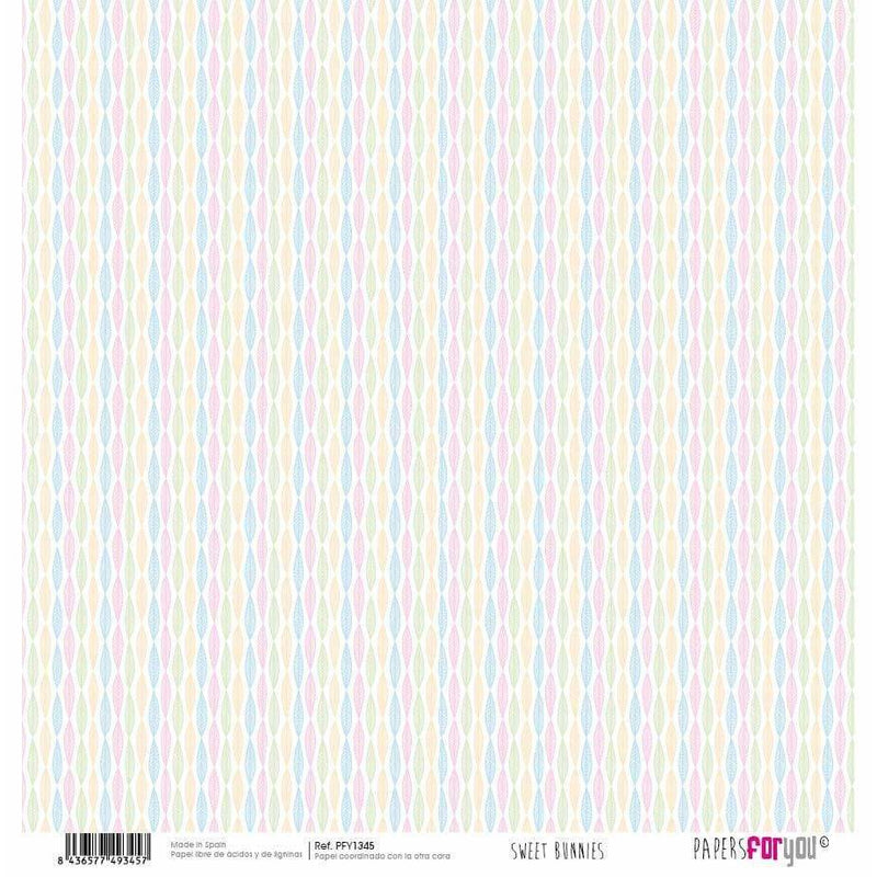 Papersforyou papel scrap sweet bunnies PFY1345 PEPERS FOR YOU CENTROARTESANO