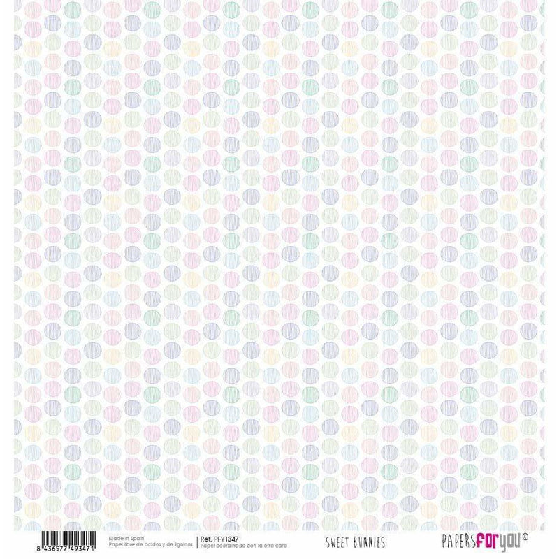 Papersforyou papel scrap sweet bunnies PFY1347 PEPERS FOR YOU CENTROARTESANO
