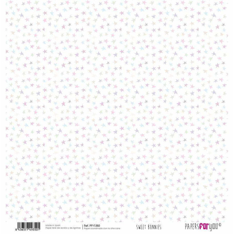 Papersforyou papel scrap sweet bunnies PFY1350 PEPERS FOR YOU CENTROARTESANO