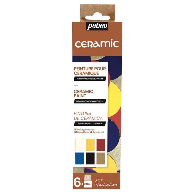 kit iniciacion pebeo ceramic 6x20ml P756451 PEBEO CENTROARTESANO
