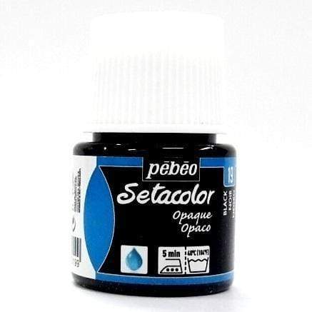 pebeo setacolor opaco 45cc n║19 negro PEBEO CENTROARTESANO