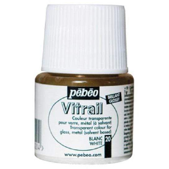 Pebeo Vitrail 050020 45ml Blanco PEBEO CENTROARTESANO