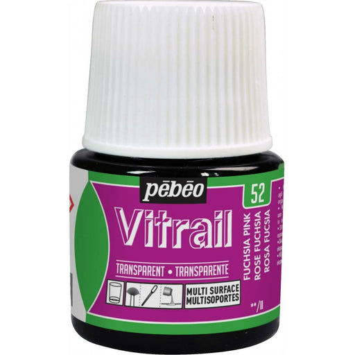 Pebeo Vitrail 050052 FL45ml Rosa fucsia PEBEO CENTROARTESANO