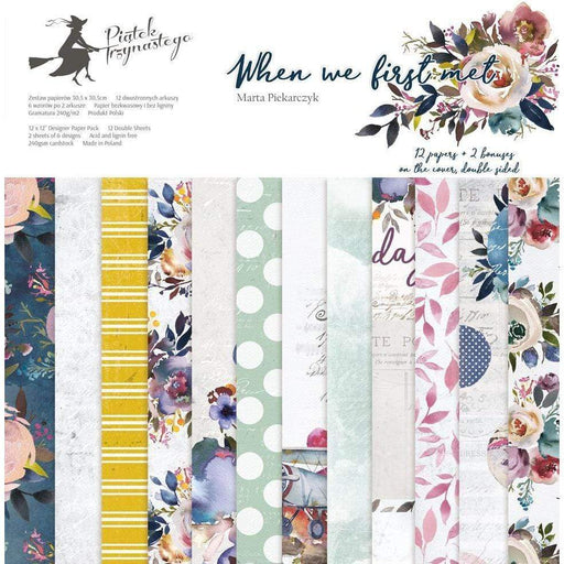 Pack paper piatek 30x30 12H P13-381 when  we first met PIATEK TRYNASTEGO CENTROARTESANO