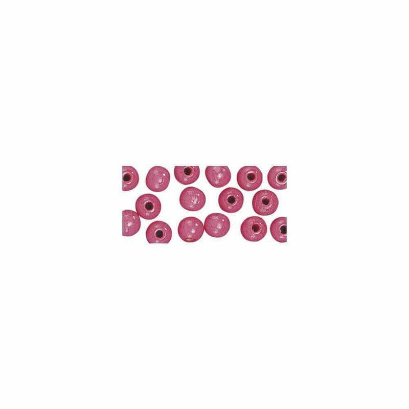 Bolas alemanas de madera 10mm 1250333 rosa fucsia RAYHER CENTROARTESANO