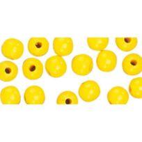 Bolas alemanas de madera 4mm amarillo