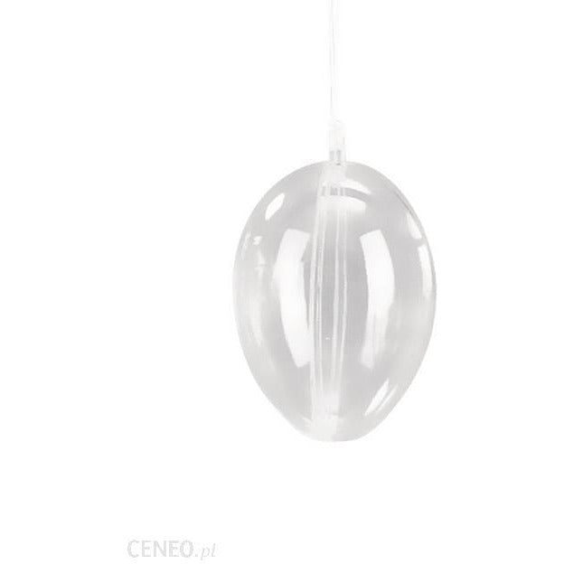 Huevo transparente de plástico de10cm que se abre RAYHER CENTROARTESANO