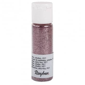 Micro purpurina glitter extra fino Rahyer 39420258 rosa palo RAYHER CENTROARTESANO