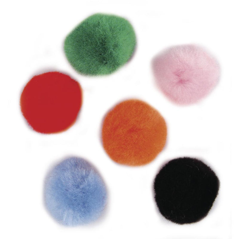 Pompones de diversos colore 65u 7651149 RAYHER CENTROARTESANO