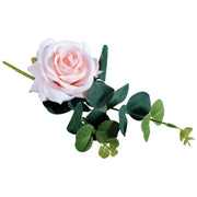 Ramas de rosa rosas claro con eucalipto RAYHER CENTROARTESANO