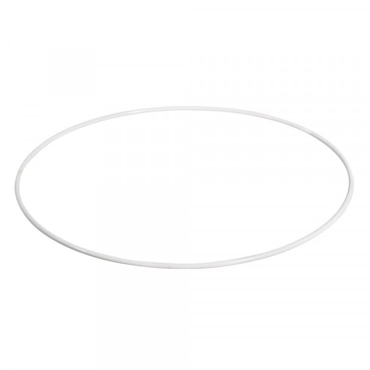 Rayher aro metalico 45cm blanco 2505700 RAYHER CENTROARTESANO