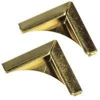 Rayher Cantoneras para carpetas 21mm exterior 4ud doradas lisa RAYHER CENTROARTESANO