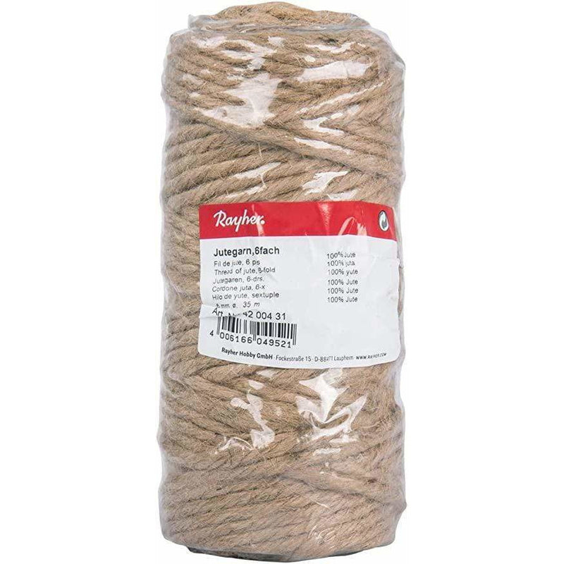 Rayher hilo de yute 6mm 35m 4200431