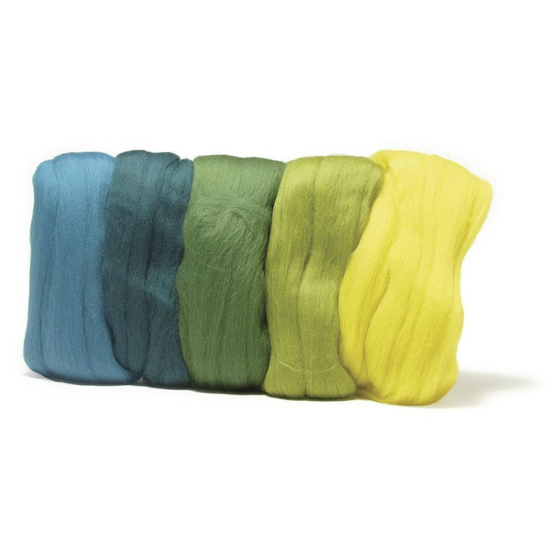 Rayher lana para fieltro fina verde y amarillo 5365300 RAYHER CENTROARTESANO