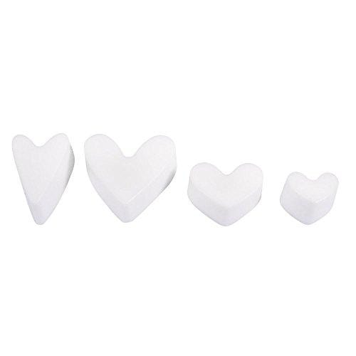 Rayher model para jabon 4 corazones  diferentes tamaño 34234000 RAYHER CENTROARTESANO