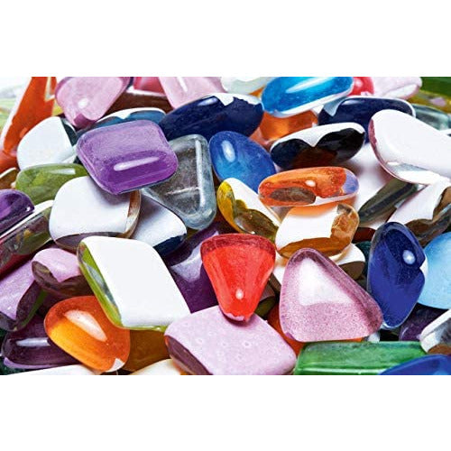 Rayher mosaicos Piedras de vidrio  irregular cantos redondeados RAYHER CENTROARTESANO