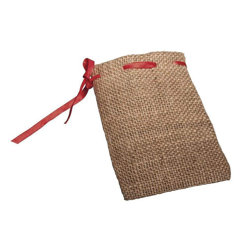 Rayher saquito de yute cuerda roja 10x14cm 4u 53677000 RAYHER CENTROARTESANO