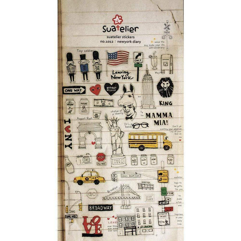 Rayher Stickers diario en Nueva York 59494000 RAYHER CENTROARTESANO