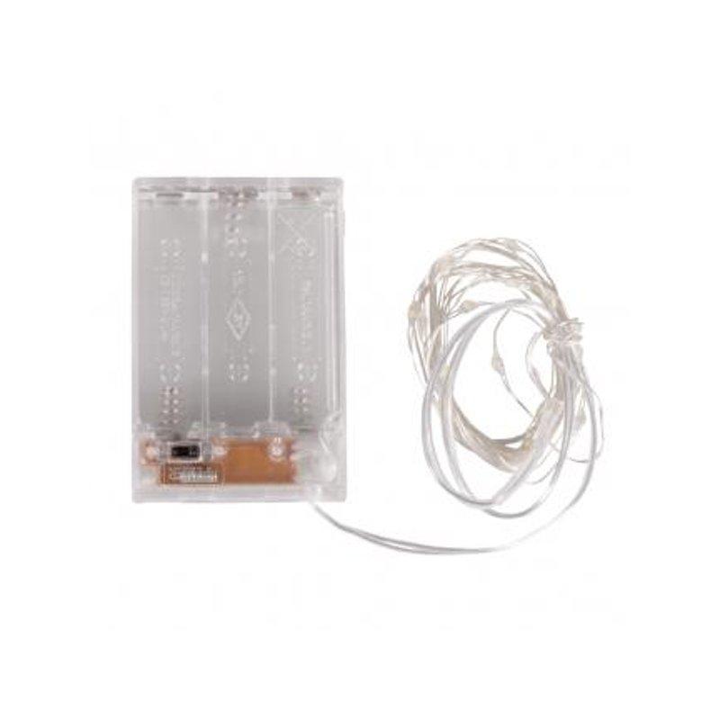 Rayher Tira de luces mini led 69467102  luz calida 1,20m con timer RAYHER CENTROARTESANO