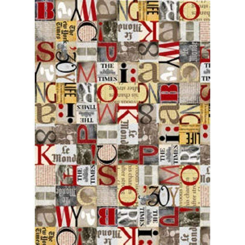 Renkalik p.decoupage 50x70 100g 010 alfabeto RENKALIK CENTROARTESANO