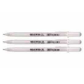 Sakura Gelly roll 3 boligrafos de gel fino medio grueso POXPGBWH3C