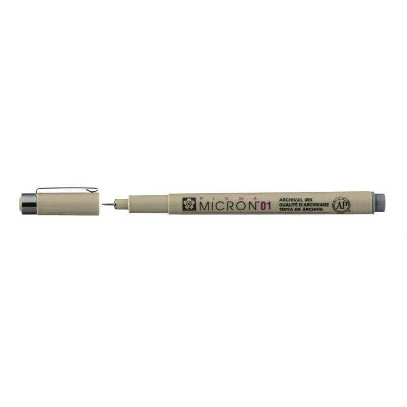 Sakura Pigma Micron 01 gris OSCURO SAKURA CENTROARTESANO