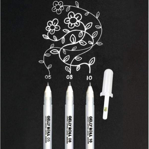 Zentangle tiles negro SAKURA CENTROARTESANO