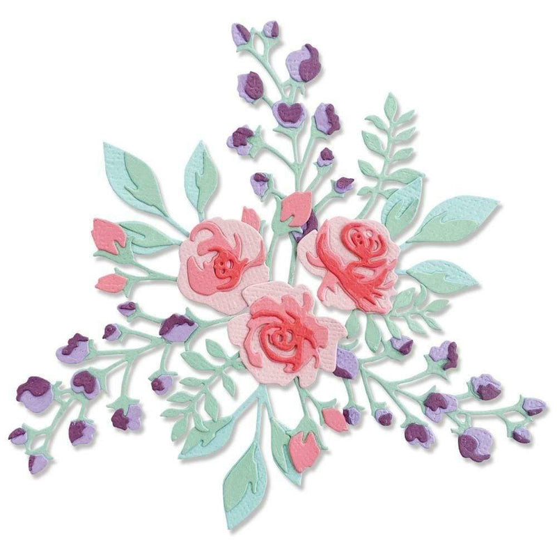 Sizzix Thinlits Jen Long 7 troqueles 665083 entramado de flores 2 SIZZIX CENTROARTESANO