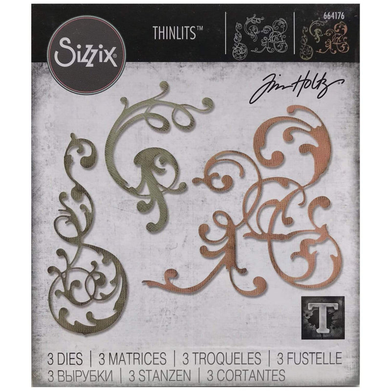 Sizzix Thinlits Tim Holtz 3 troqueles 664176 Adornos SIZZIX CENTROARTESANO