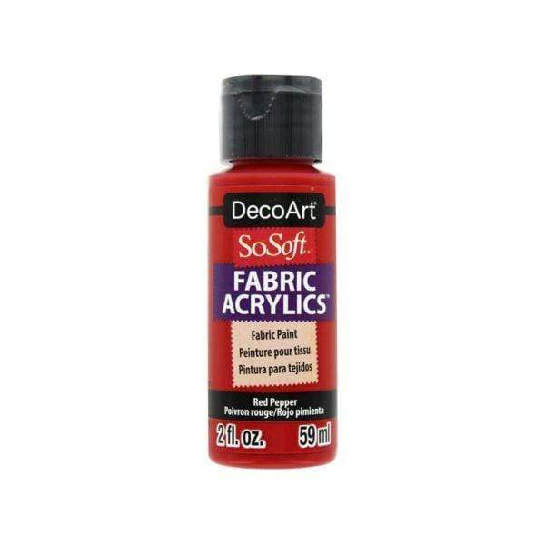 Pintura tela sosoft 59ml DSS088 Rojo pimienta SOSOFT CENTROARTESANO
