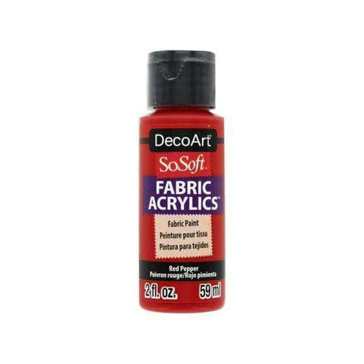 Pintura tela sosoft 59ml DSS088 Rojo pimienta SOSOFT CENTROARTESANO
