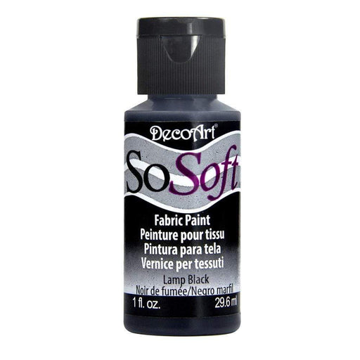 Pintura tela sosoft DSS024 lamp black DECOART CENTROARTESANO