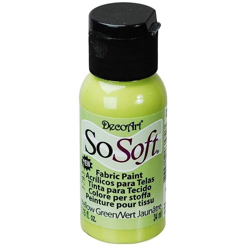 Pintura tela sosoft DSS081 yellow green SOSOFT CENTROARTESANO