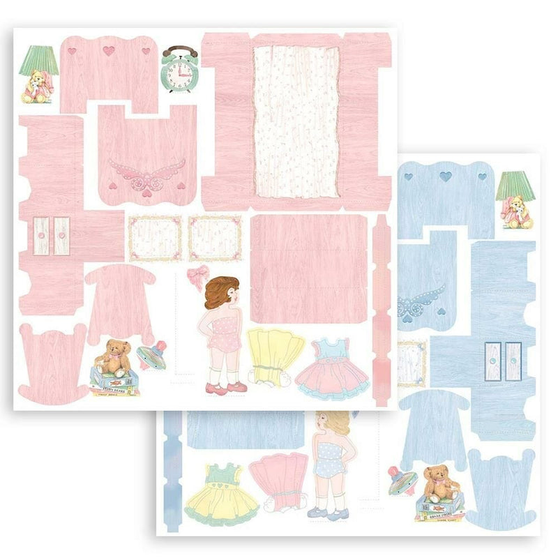 Stamperia 3D paper kit SBP0P11 Day Dream STAMPERIA CENTROARTESANO