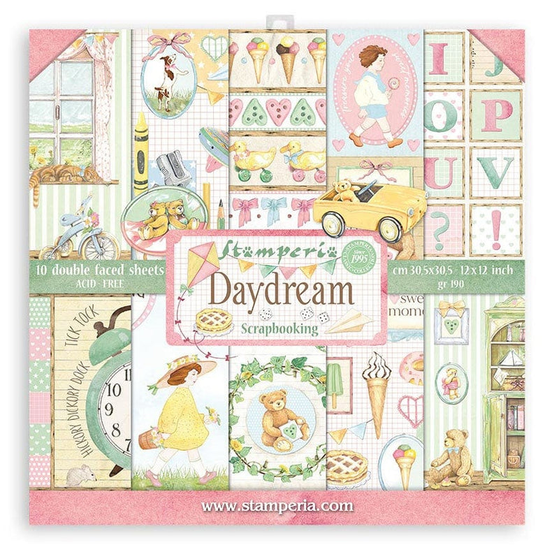 Stamperia block paper 10 hojas 8X8 SBBS55 Daydream STAMPERIA CENTROARTESANO