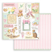 Stamperia block paper 10 hojas 8X8 SBBS55 Daydream STAMPERIA CENTROARTESANO
