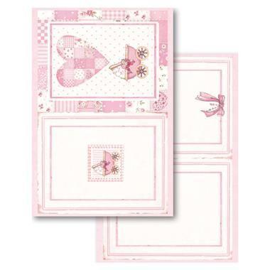 Stamperia block paper 24 hojas SBBPC05 11.4x16.5 baby girl STAMPERIA CENTROARTESANO