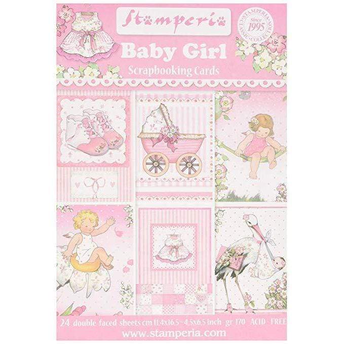 Stamperia block paper 24 hojas SBBPC05 11.4x16.5 baby girl STAMPERIA CENTROARTESANO