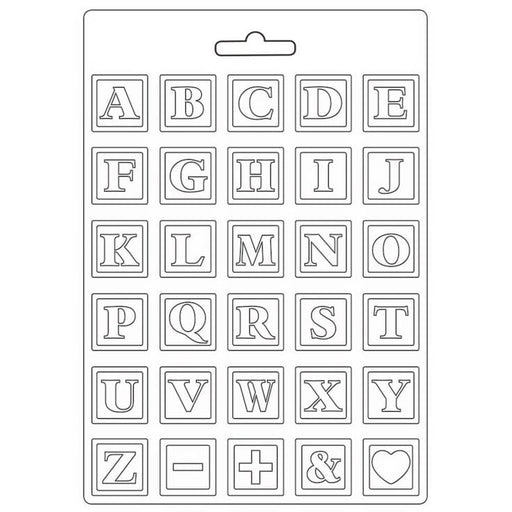 Stamperia maxi moldes pvc flexible 21x29.7 K3PTA4532 DayDream Abecedario STAMPERIA CENTROARTESANO