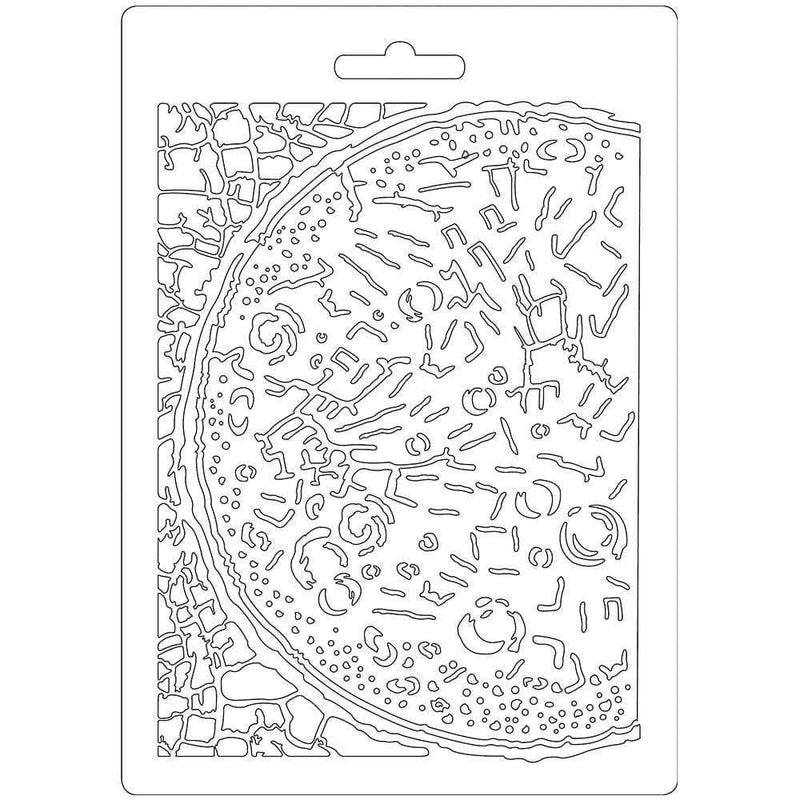 Stamperia flexible pvc molds 14.8x21 A5 K3PTA518 Cosmos moon