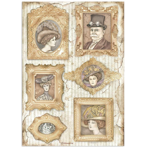 Stamperia papel arroz A4 DFSA4644 Lady Vagabond lifestyle cuadros STAMPERIA CENTROARTESANO