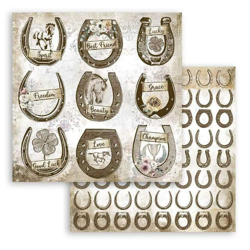 Stamperia papel scrap SBB801 Romantic Horse STAMPERIA CENTROARTESANO