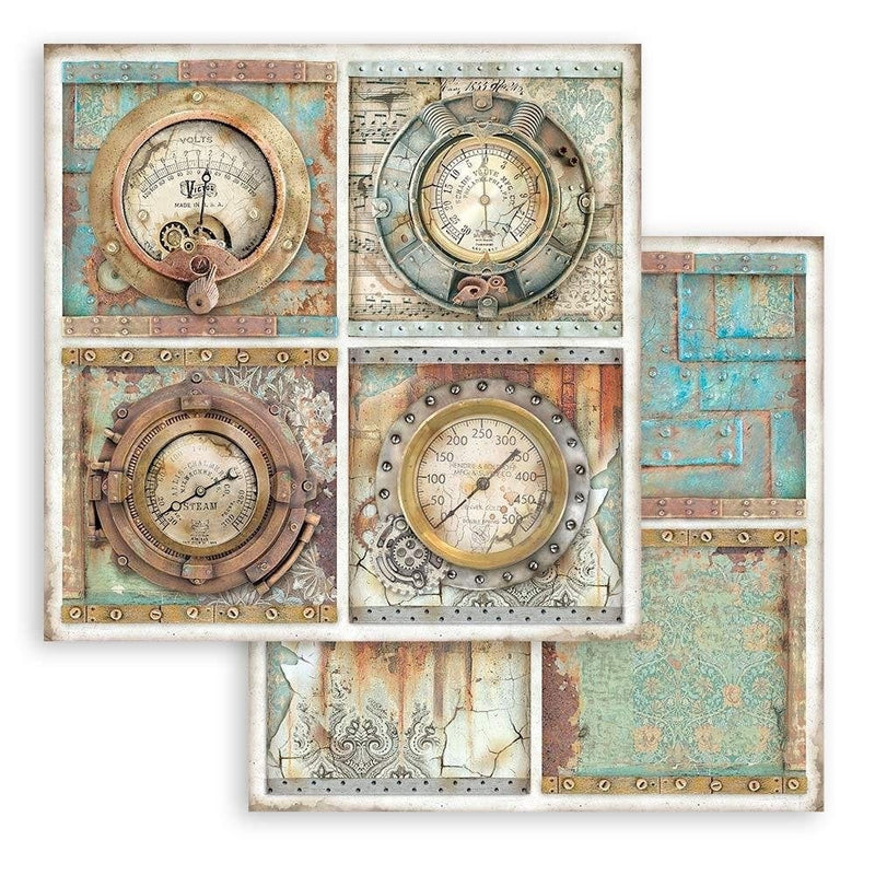 Stamperia papel scrap SBB840 lady vagabond 4 cards STAMPERIA CENTROARTESANO