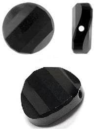 Swarovski bead twist 1ud black onix 22mm SWAROSKI CENTROARTESANO